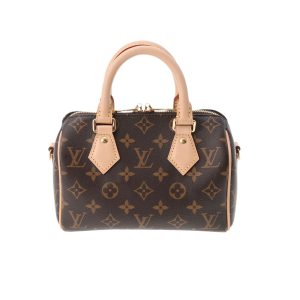 LOUIS VUITTON ルイヴィトン モノグラム スピーディバンドリエール20 ブラウン M46234 レディース モノグラムキャンバス 2WAYバッグ Aランク 中古 銀蔵