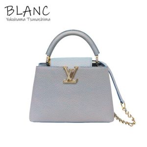 ルイ ヴィトン カプシーヌBB トリヨンレザー リラ M59868 ハンドバッグ 2WAY ショルダー 横浜BLANC